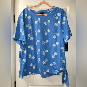 Womens Daisy Bicycle Short Sleeve